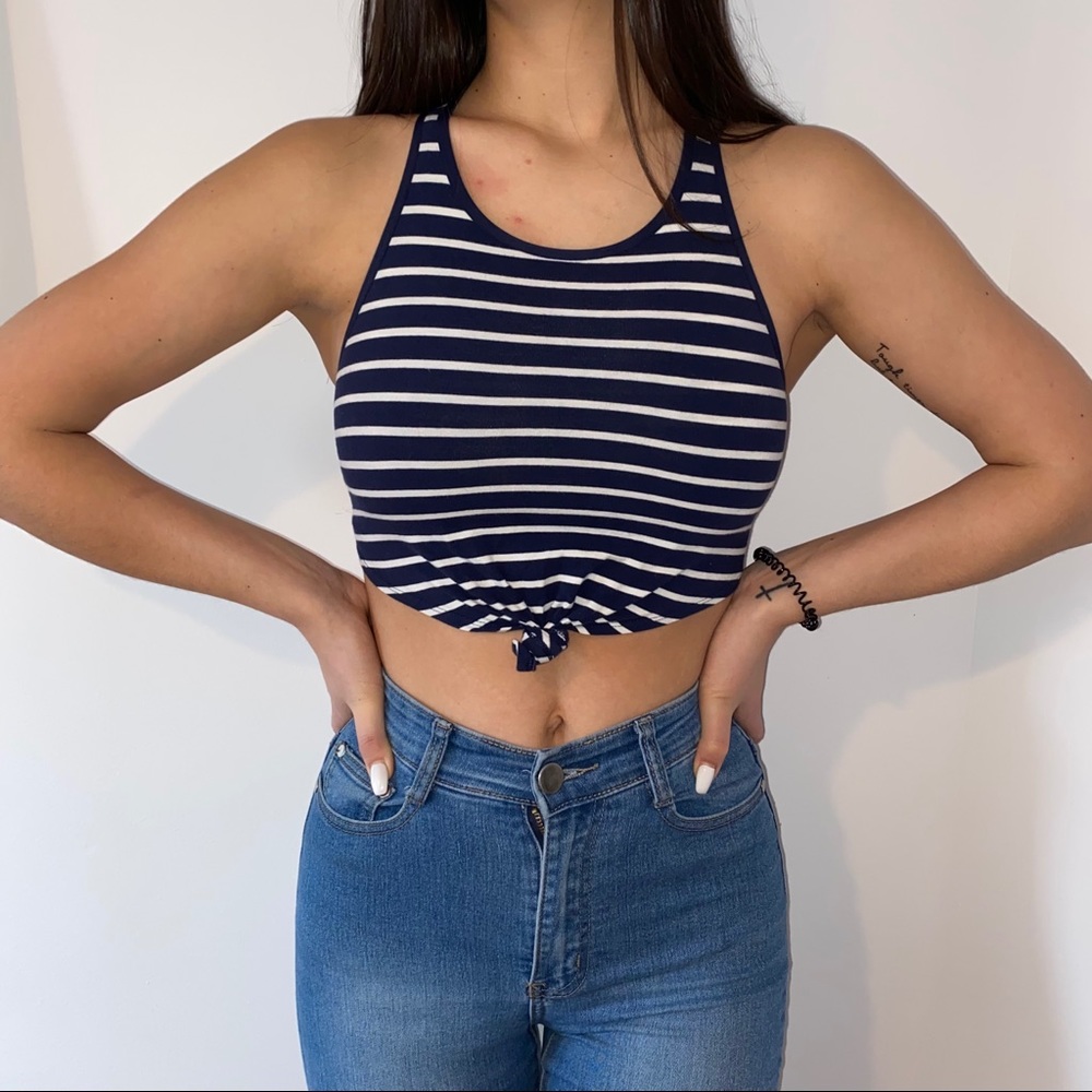 Crop top with knot from AERIE